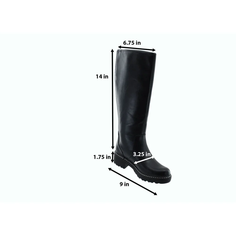 Women Boots Universal Thread Women‎ Carabel Bootsw/ Memory Foam Size 5.5 Black